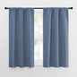 NICETOWN Kitchen Curtains, Short Blackout Curtains & Drapes, Small Window Rod by NICETOWN