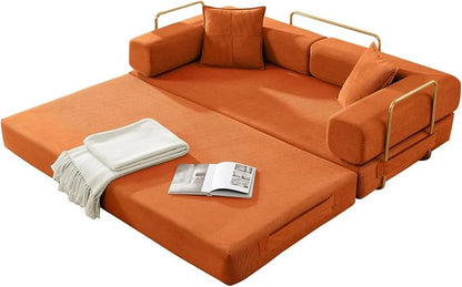 HANXIN Convertible Sleeper Sofa Bed, 78 Inch Folding Floor Mattress Couch - Image 6