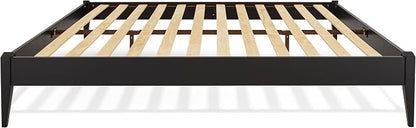 Bme Dinkee Queen Platform Bed Frame Wood 15 Inch - Image 4