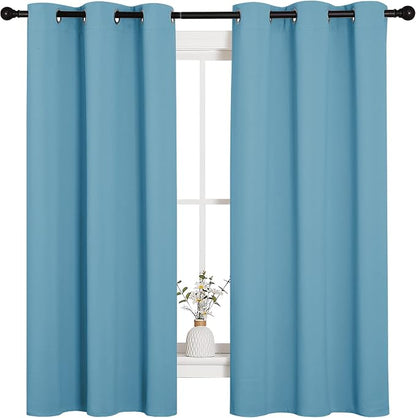 NICETOWN Window Treatment Thermal Insulated Solid Grommet Room Darkening by NICETOWN