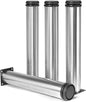 12 Inch Metal Furniture Legs Stainless Steel Adjustable Legs Silver Metal Legs by Masendelk