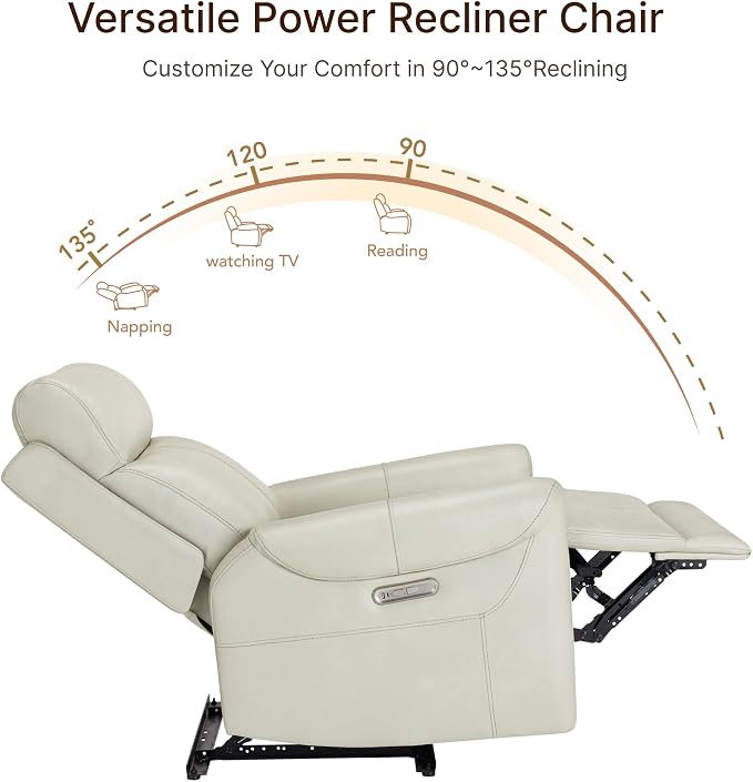 KISLOT Leather Recliner Chair Set of 2, Wall Hugger RV Recliners - Image 5