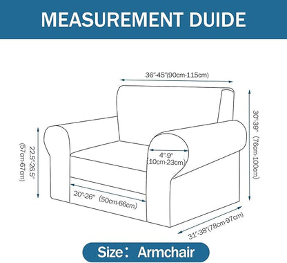 Armchair Slipcover with 1 Pillow Cover - Image 6