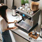 Espresso Tamping Station - Wooden Coffee Tamper Station For Storage 58 mm Portafilter Tamper Distributor - Espresso Organizer - Knock Box Accessories