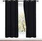 NICETOWN 100% Blackout Window Curtain Panels, Full Light Blocking Drapes by NICETOWN