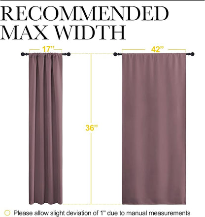 NICETOWN Kitchen Curtains, Short Blackout Curtains & Drapes, Small Window - Image 7