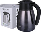 GiNT 1L / 34Oz Thermal Coffee Carafe, Insulated Stainless Steel Coffee Carafes for Keeping Hot/Double Walled Vacuum Thermal Carafe (Purple)