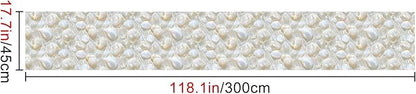 HOMETITUTE Pearl Pattern Wallpaper Peel and Stick Self Adhesive Vinyl Wall - Image 3