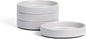 Stone Lain Haven Modern Stoneware 4 Piece Pasta Bowls Sets, Dish Set for 4, Reactive Glaze Grey