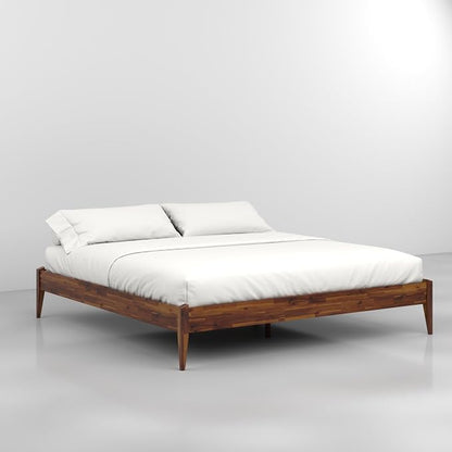 Bme Dinkee King Size Bed Frame, 15 Inch High Platform, Modern Minimalist Style - Image 4