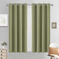 Yakamok Room Darkening Curtains 52x54 inch Length Sage Green-Living Room | 2 by Yakamok