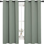 NICETOWN Sage Green Nursery Essential Thermal Insulated Solid Grommet Top by NICETOWN