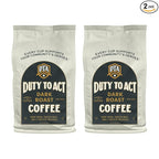 Duty to Act Dark Roast Ground Coffee, 2 lbs (Pack of 2)