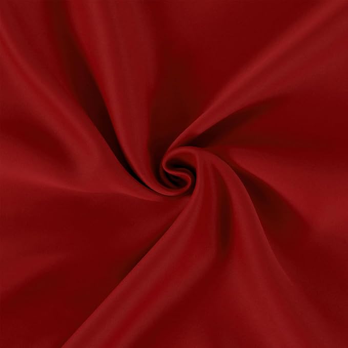 Blackout Curtains 66 x 84 inch/Red Curtains Set of 2 Panels/Thermal Insulated - Image 5