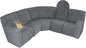 ALIECOM 100% Waterproof Recliner Sectional Couch Covers L Shape Stretch Corner by ALIECOM