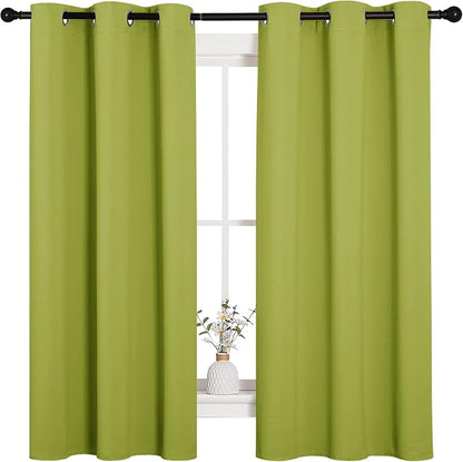 NICETOWN Thermal Insulated Solid Grommet Top Blackout Holiday Decorative by NICETOWN