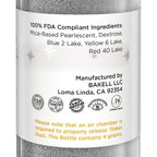 Bakell - Silver Tinker Dust (4g, 1x Mini Spray Pump) Edible Glitter for Food, Desserts, and Beverages!