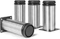 5 Inch Metal Furniture Legs Stainless Steel Adjustable Legs Silver Metal Legs by Masendelk