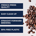 Clever Coffee Dripper and Filters, Large 18 oz, Original Classic Design, Safe BPA Free Plastic, dripper coffee maker, drip coffee maker pour over, 100 filters, coaster and lid, 18 oz (Clear)