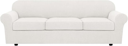 H.VERSAILTEX 4 Piece Stretch Sofa Covers by HVERSAILTEX