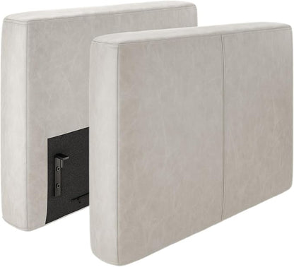 EASE MOOSE Armrest Module for Modular Sectional Sofa, Faux Leather Side - Image 4