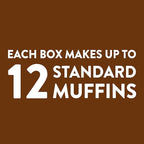 Krusteaz Chocolate Chunk Muffin Mix, With Real Chocolate, No Artificial Flavors or Preservatives, 18.25-ounce Boxes (Pack of 12)