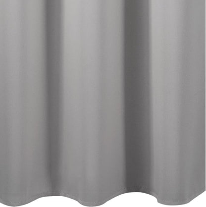 Blackout Curtains 38 x 84 inch/Light Grey Curtains Set of 2 Panels/Thermal - Image 9