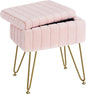 Greenstell Vanity Stool Chair Faux Fur by Greenstell
