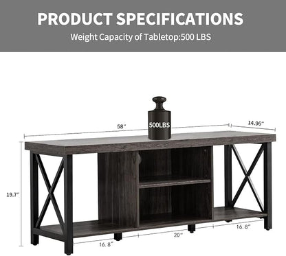 GAZHOME TV Stand for TV up to 65 Inches, TV Cabinet - Image 3