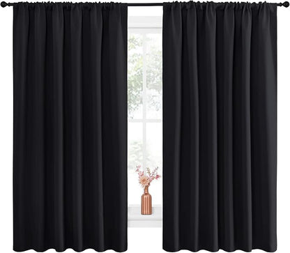 NICETOWN Black Blackout Curtain Blinds - Image 2