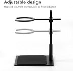 Pour Over Coffee Station Dripper Stand, With Adjustable Aluminum Alloy Stand, Reusable Stainless Steel Filter, Sturdy Base for Home or Office