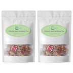 12 Tea Bags Chicory & Gardenia Herbal Tea - Gardenia, Chicory, Honeysuckle, Licorice, Tangerine Peel, Natural Sugar Free Blend, Vegan & Caffeine Free (2pcs)