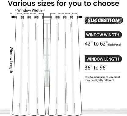 SimpleHome 100% Blackout Curtains - Image 2