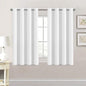 H.VERSAILTEX Thermal Insulated Room Darkening White Curtains by HVERSAILTEX
