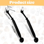 Espresso Machine Cleaning Brush Kit 2 Pieces Coffee Cleaning Brush with Spoon for Coffee Grinder