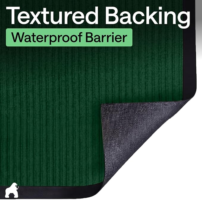 GORILLA GRIP Waterproof Traffic Guard Door Mat, 2 Pack Indoor Outdoor Durable - Image 6