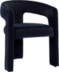 BESTANO Modern Velvet Fabric Upholstered Dining Chairs by BESTANO
