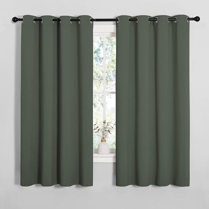 NICETOWN Thermal Insulated Curtains Blackout Draperies, Window Treatment Solid by NICETOWN
