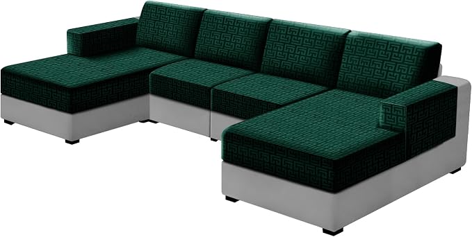 UNBBRRL 10 Pieces Stretch Sofa Cushion Covers by UNBBRRL