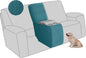 ALIECOM Recliner Sectional Couch Covers L Shape Stretch Corner Reclining by ALIECOM