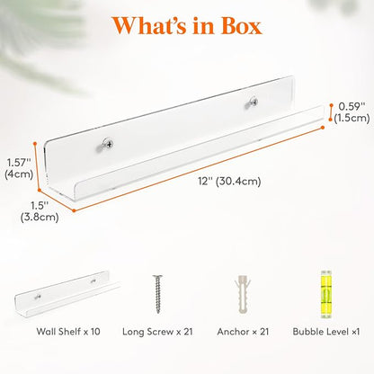 Lifewit Narrow Floating Shelves - Image 3