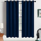 Yakamok Room Darkening Curtains 52x63 inch Length Dark Blue-Living Room | 2 by Yakamok