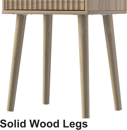 LAATOOREE Small Nightstand Set of 2, Side End Table - Image 6