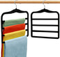 Closet Organizers and Storage, 2 Pack Pants-Hanger-Space-Saving, Velvet Clothes by SHUKEEKA
