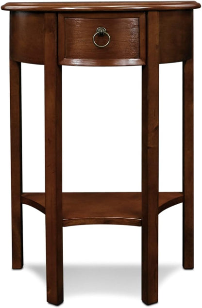 Seneca Solid Wood Demilune Console Table by LeickFurniture