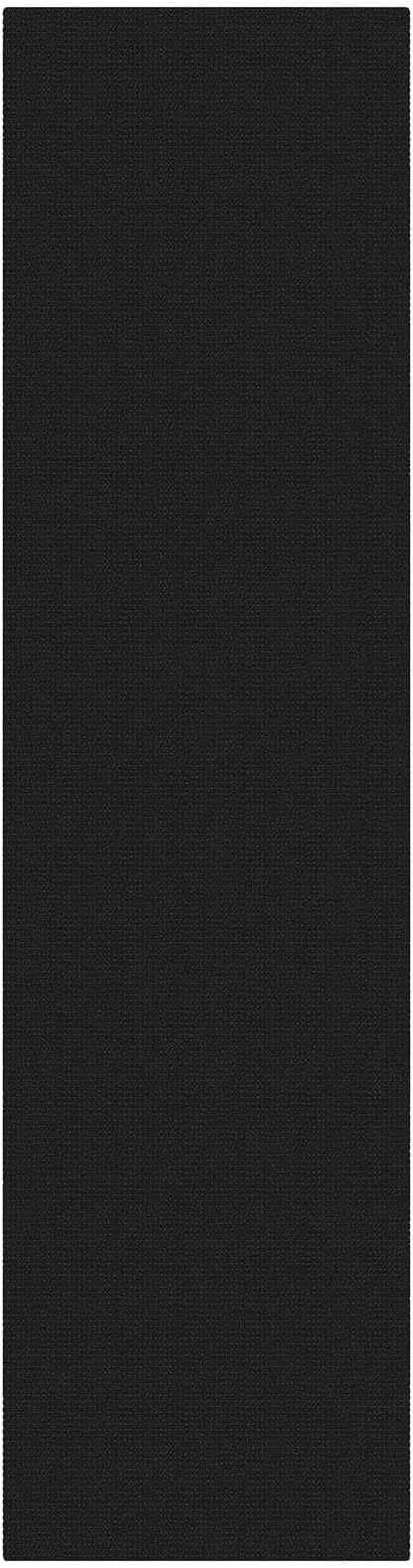 KOZYFLY Black Runners Rugs for Hallway 2.5'x10', Washable Runner Rug, Woven Non - Image 9