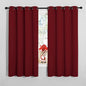NICETOWN Christmas Burgundy Window Curtains Blackout Drapes, Thermal Insulated by NICETOWN