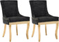 Upholstered Dining Chairs Set of 2, Modern Fabric Side Chairs by MZDOO