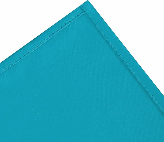 Blackout Curtains 66 x 72 Inch Long Teal Curtains Set of 2 Panels Room - Image 7