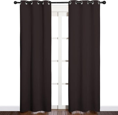 NICETOWN Thermal Curtains 84" Long, Energy Smart Thermal Insulated Solid by NICETOWN